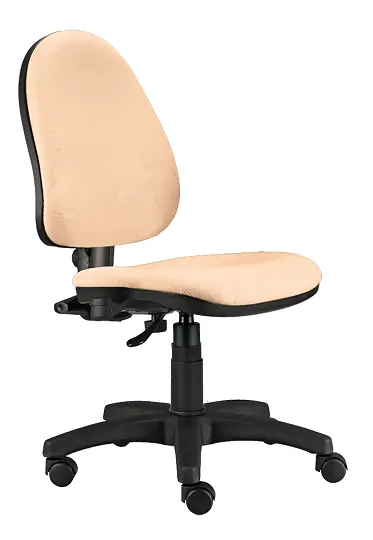 888/MEK židle kancelářská, koženka BLOOM B 027 - koženka krémová